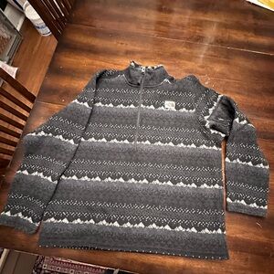 The North Face Patterned Half Zip Pullover - Sweater Material